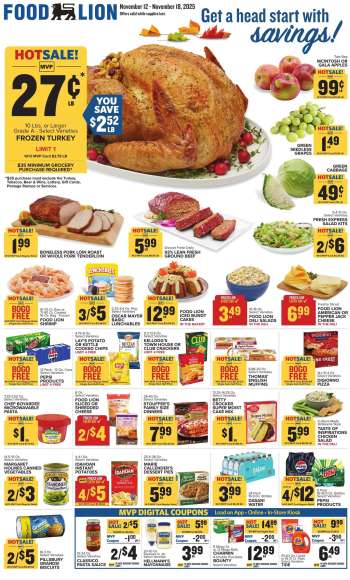 Food Lion Flyer - 11/12/2025 - 11/18/2025.