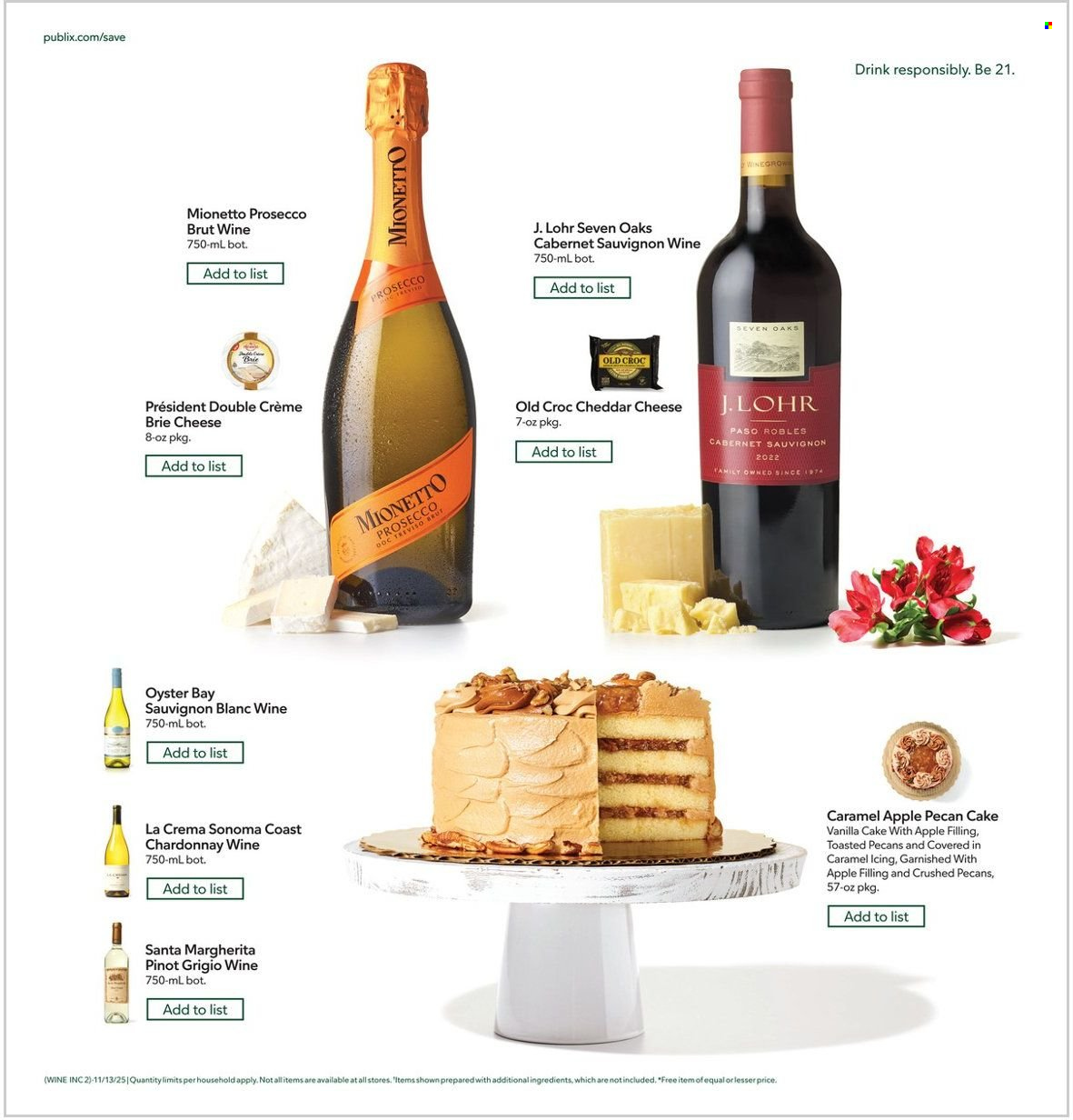 Publix ad - 11/13/2025 - 11/19/2025. Page 2