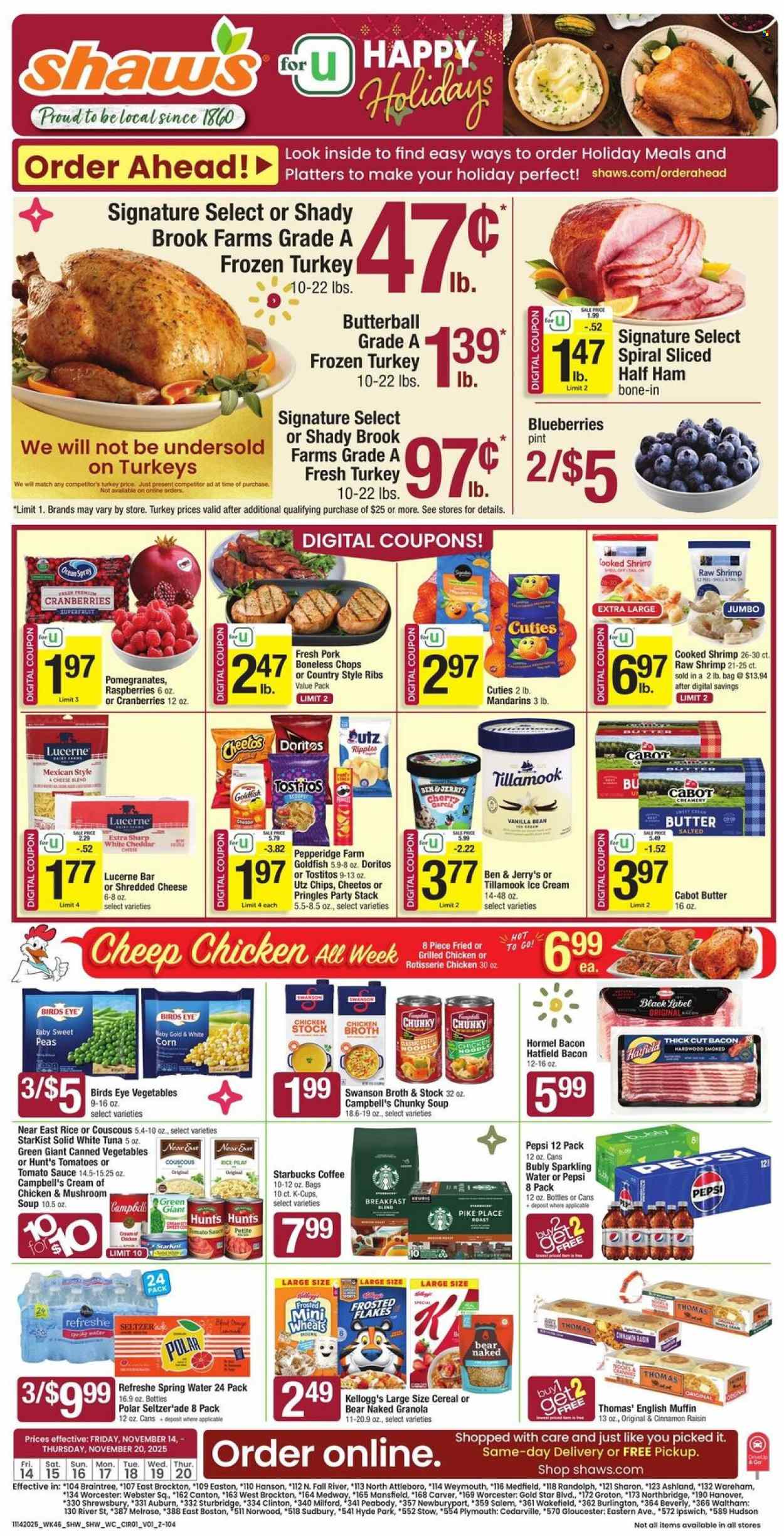 Shaw’s ad - 11/14/2025 - 11/20/2025. Page 1