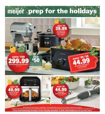 Meijer Flyer - 11/19/2025 - 11/25/2025.
