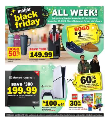 Meijer Flyer - 11/23/2025 - 11/29/2025.