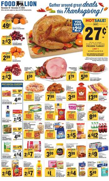 Food Lion Flyer - 11/19/2025 - 11/27/2025.