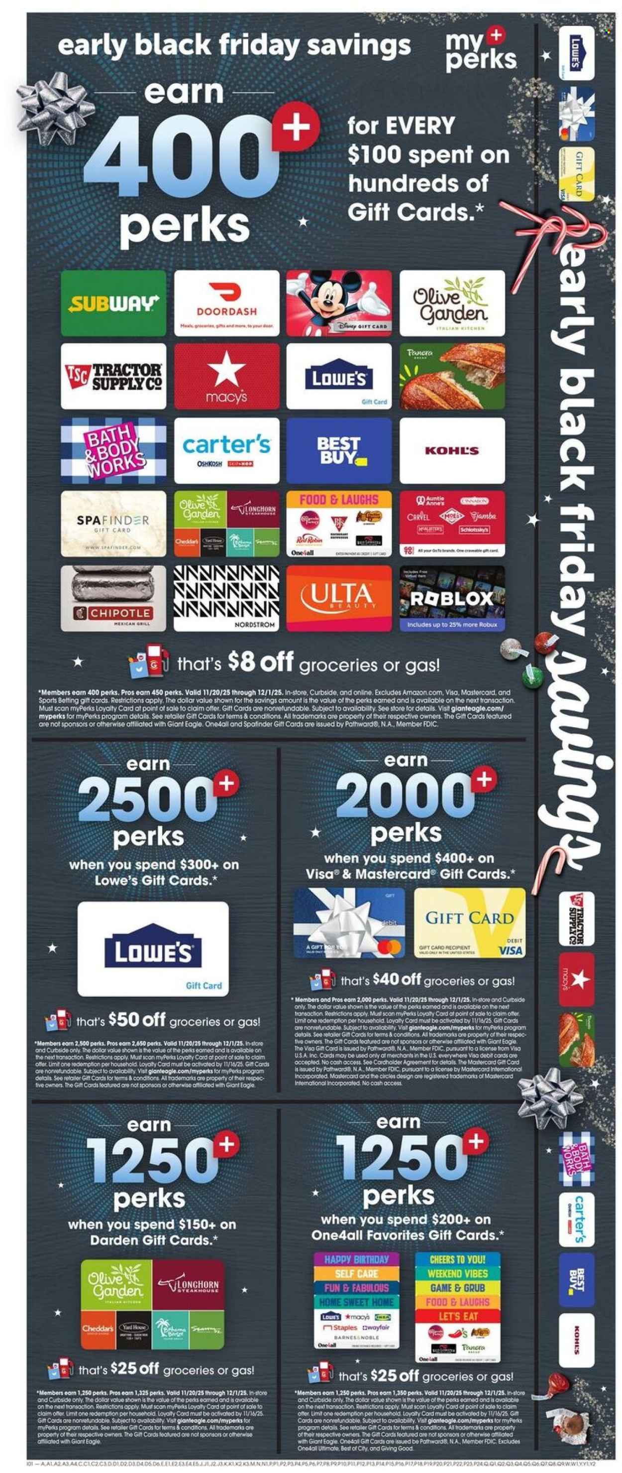 Giant Eagle ad - 11/20/2025 - 11/28/2025. Page 2