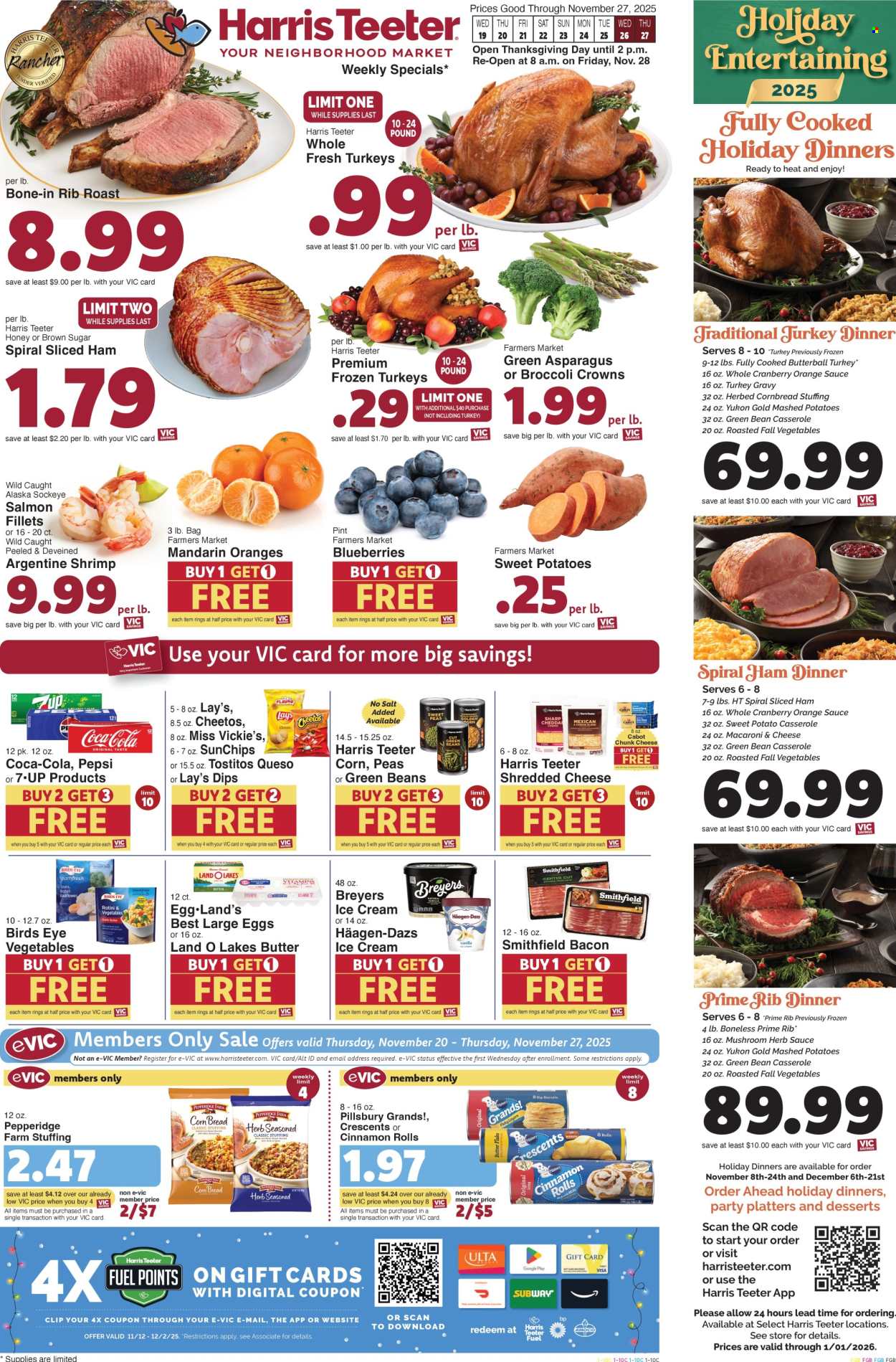 Harris Teeter ad - 11/19/2025 - 11/27/2025. Page 1