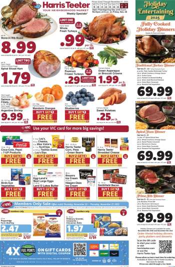 Harris Teeter Flyer - 11/19/2025 - 11/27/2025.