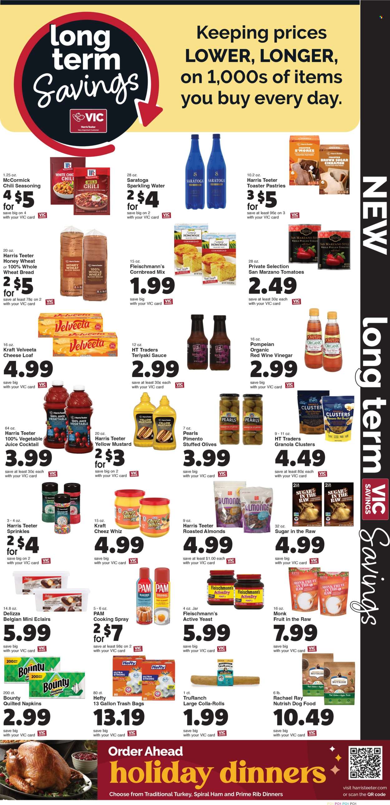 Harris Teeter ad - 11/19/2025 - 11/27/2025. Page 9