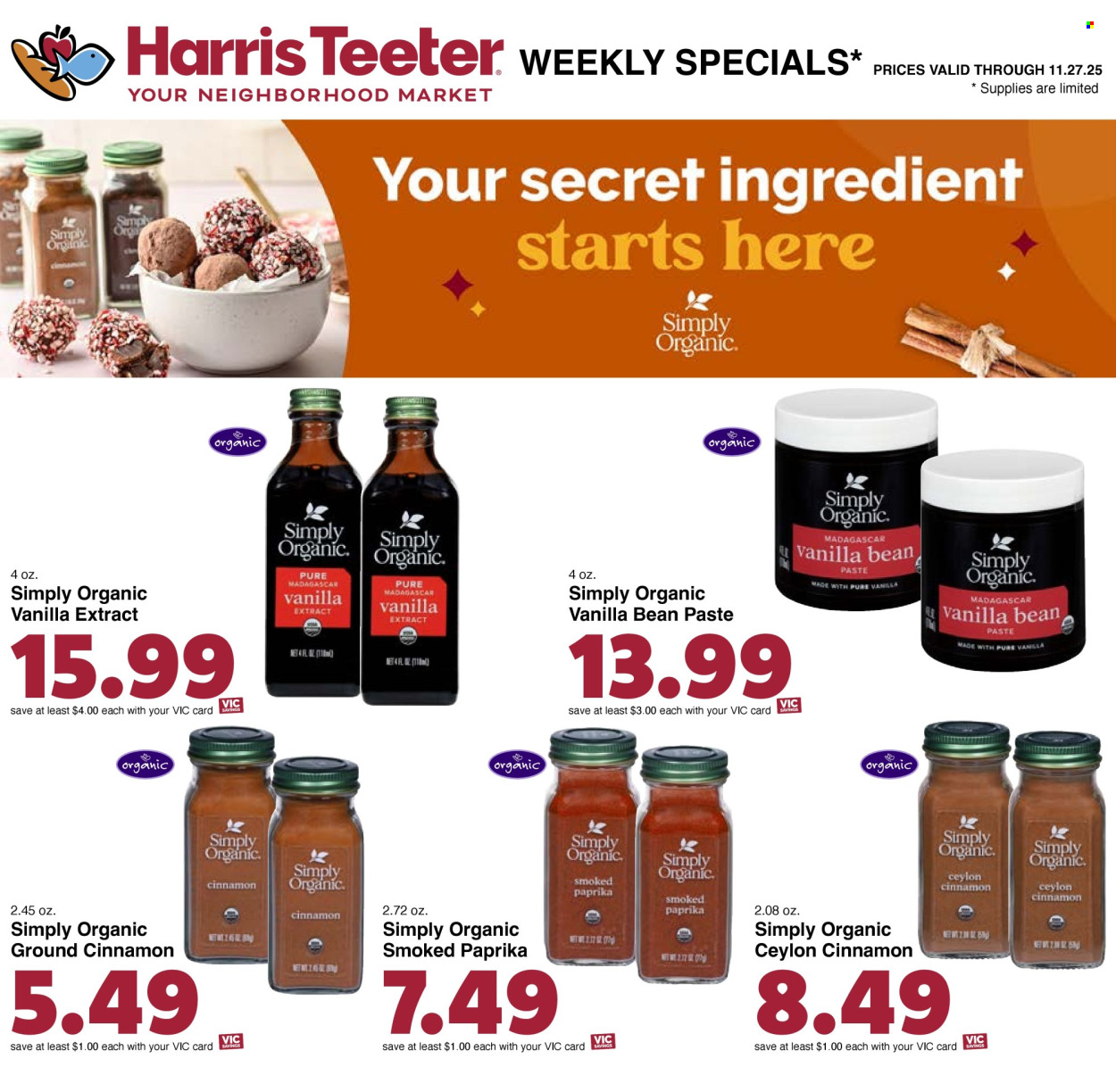 Harris Teeter ad - 11/19/2025 - 11/27/2025. Page 17