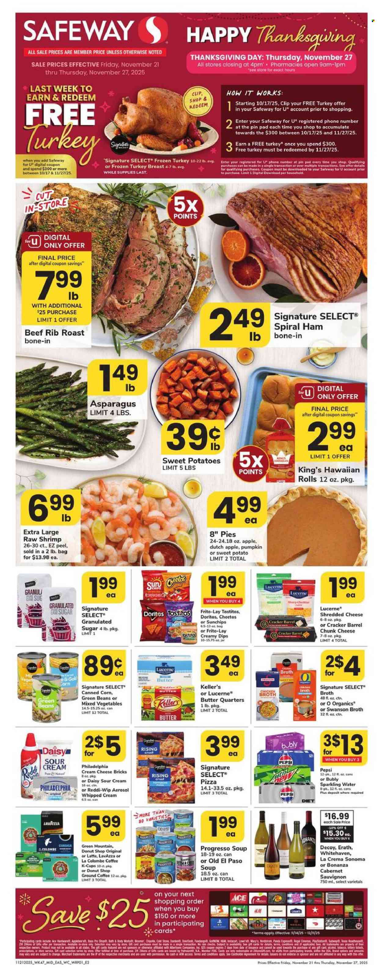 Safeway ad - 11/21/2025 - 11/27/2025. Page 1