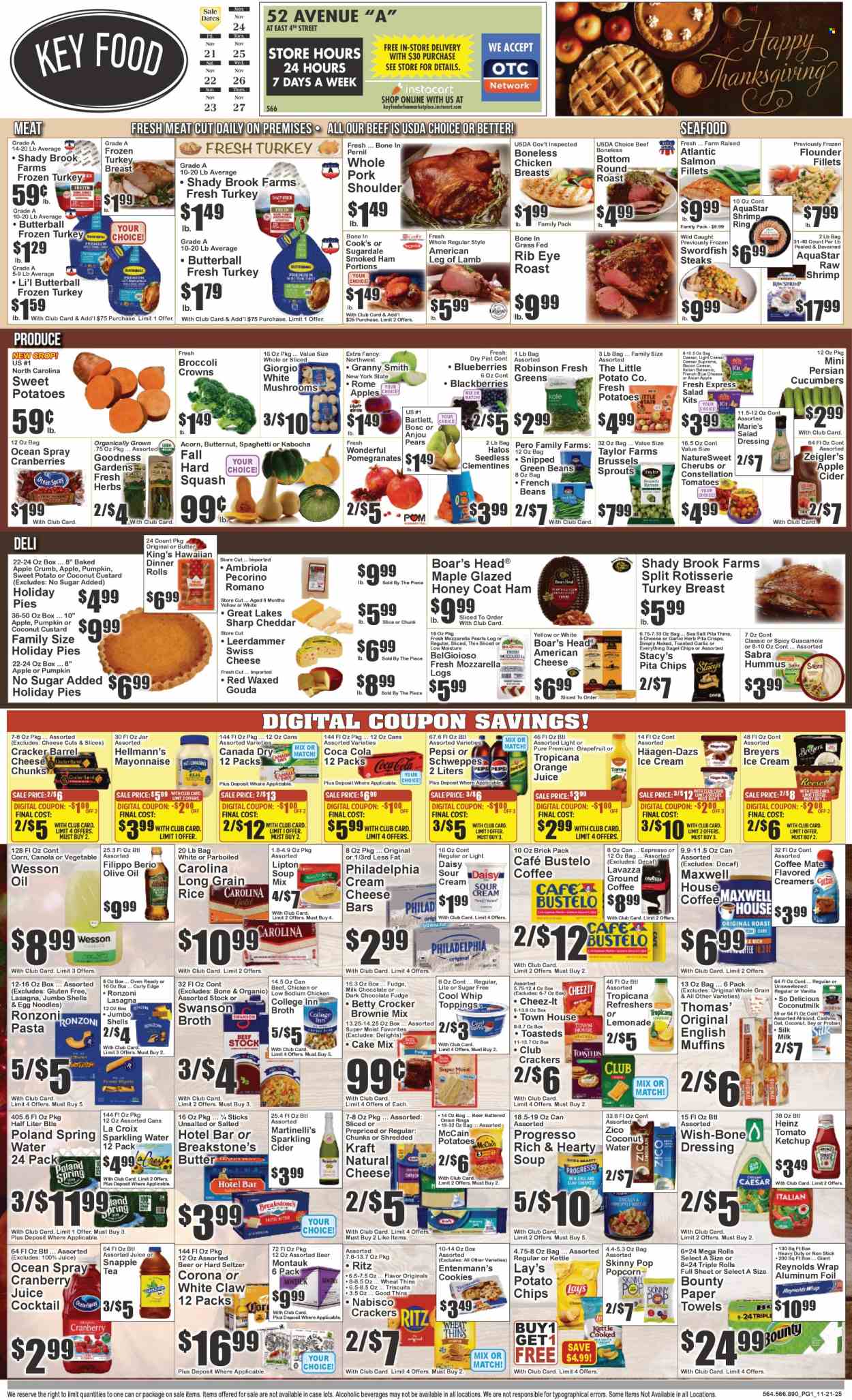 Key Food ad - 11/21/2025 - 11/27/2025. Page 1