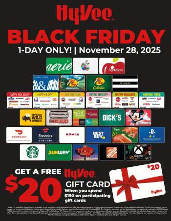 Hy-Vee Flyer - 11/28/2025 - 11/28/2025.