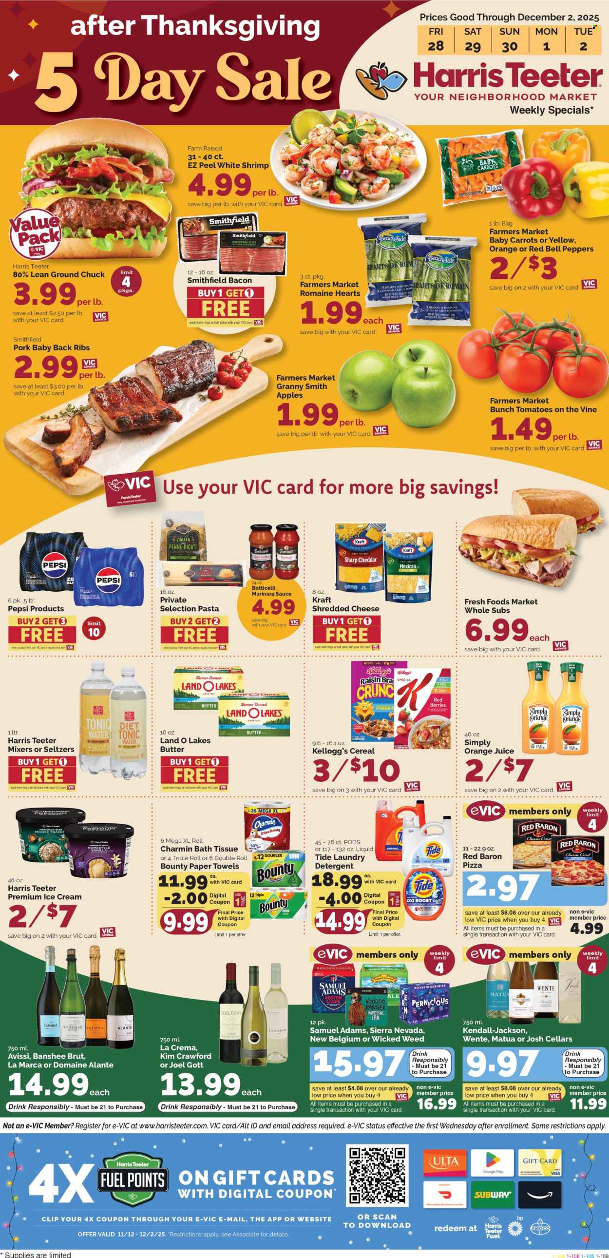 Harris Teeter ad - 11/28/2025 - 12/02/2025. Page 1
