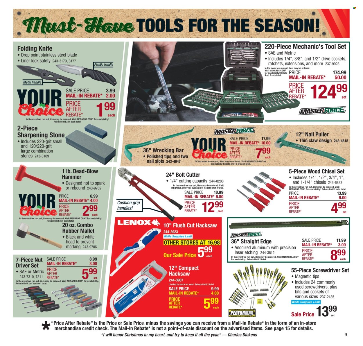 Menards ad - 11/29/2025 - 12/07/2025. Page 11