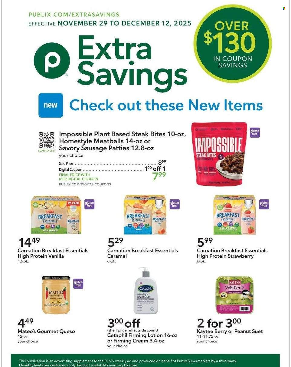 Publix ad - 11/29/2025 - 12/12/2025. Page 1