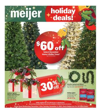 Meijer Flyer - 12/03/2025 - 12/09/2025.