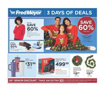 Fred Meyer Flyer - 11/30/2025 - 12/02/2025.