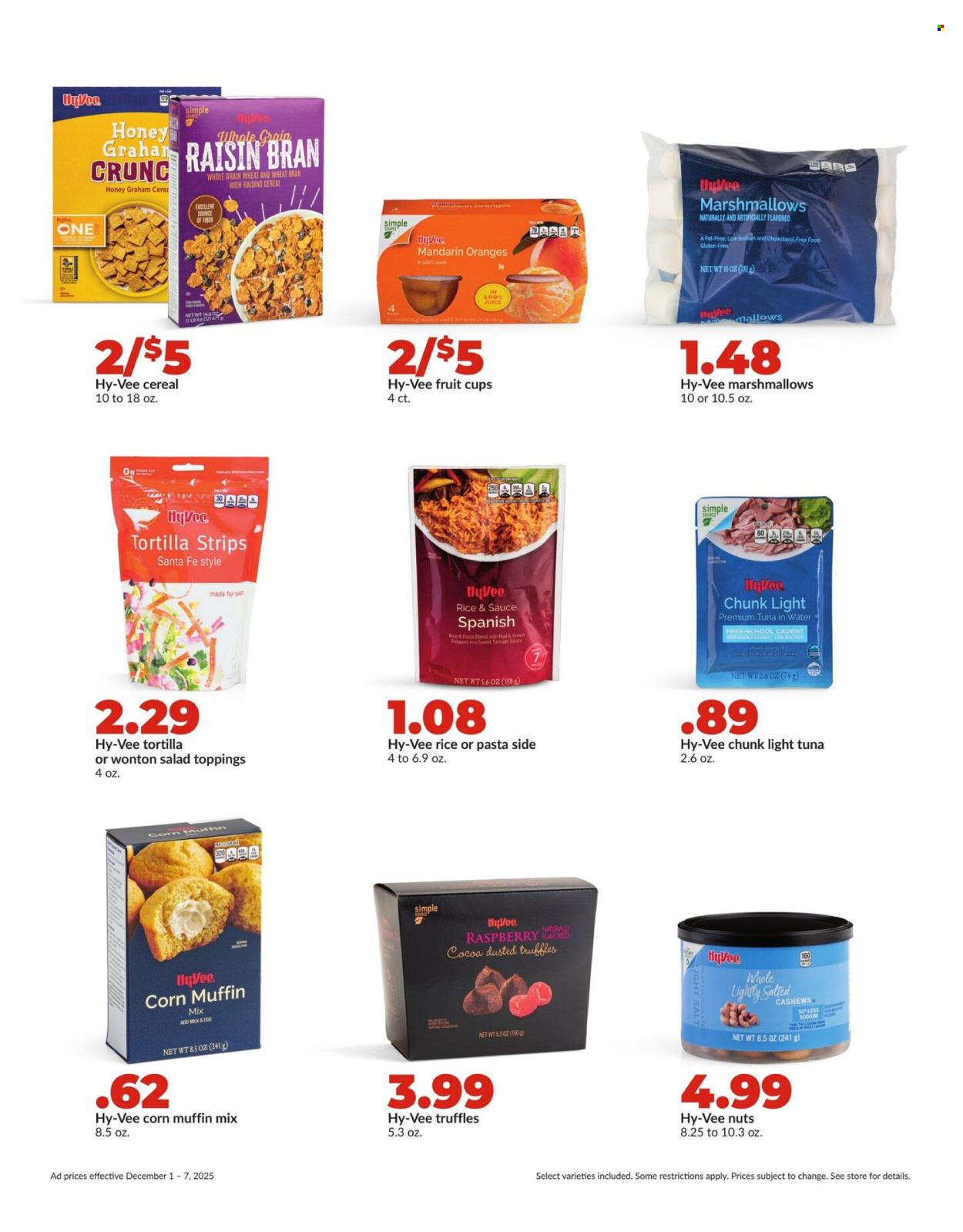 Hy-Vee ad - 12/01/2025 - 12/07/2025. Page 20