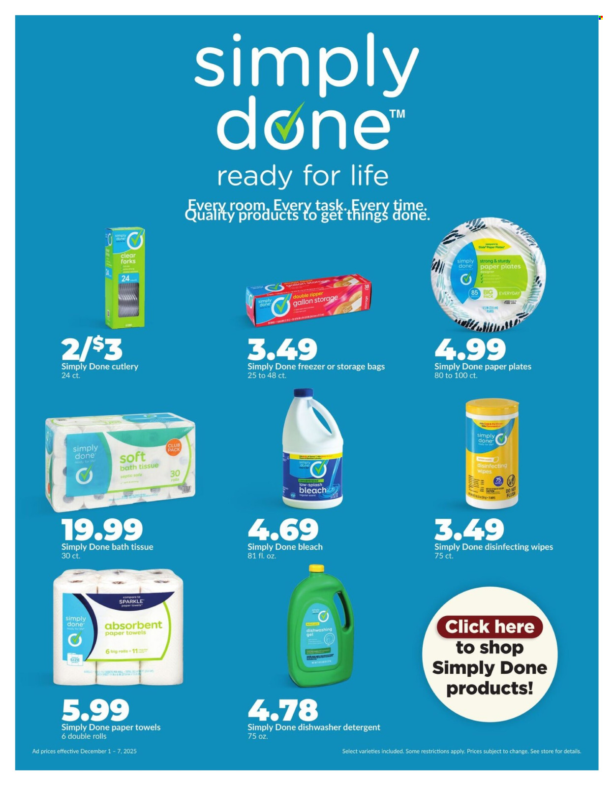 Hy-Vee ad - 12/01/2025 - 12/07/2025. Page 36