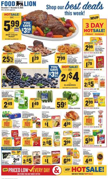 Food Lion Flyer - 12/03/2025 - 12/09/2025.