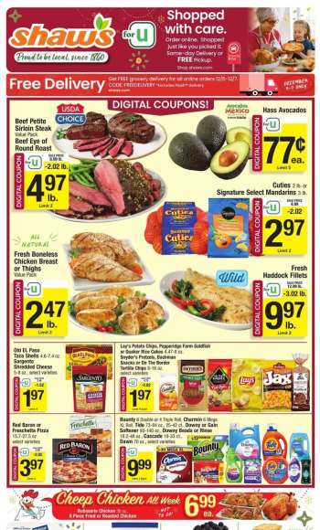 Shaw’s Flyer - 12/05/2025 - 12/11/2025.