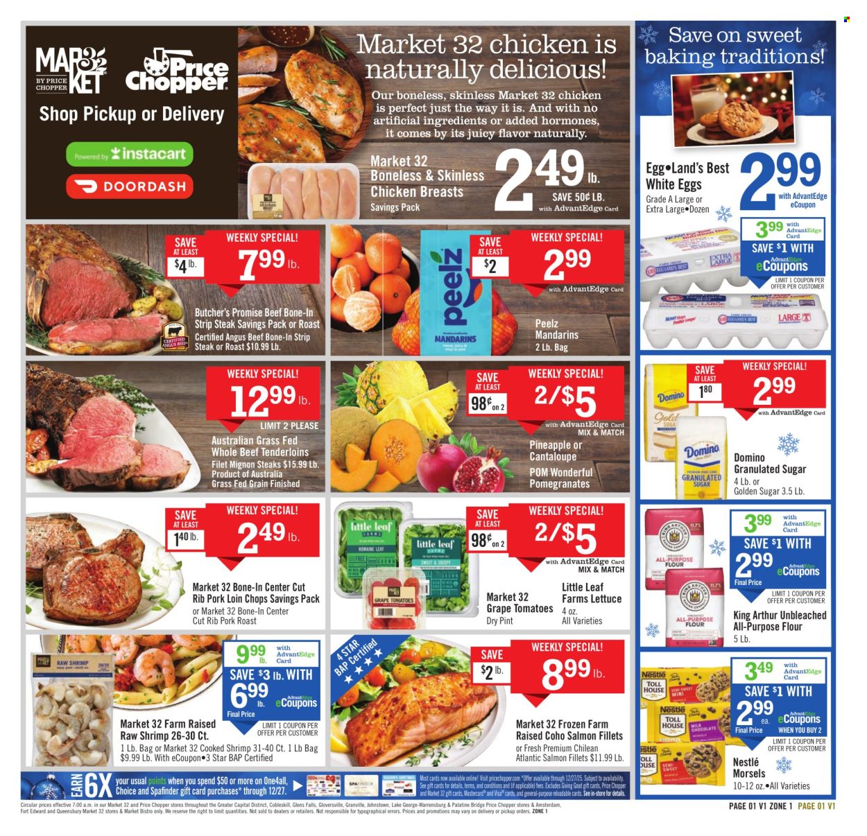 Price Chopper ad - 12/06/2025 - 12/13/2025. Page 1