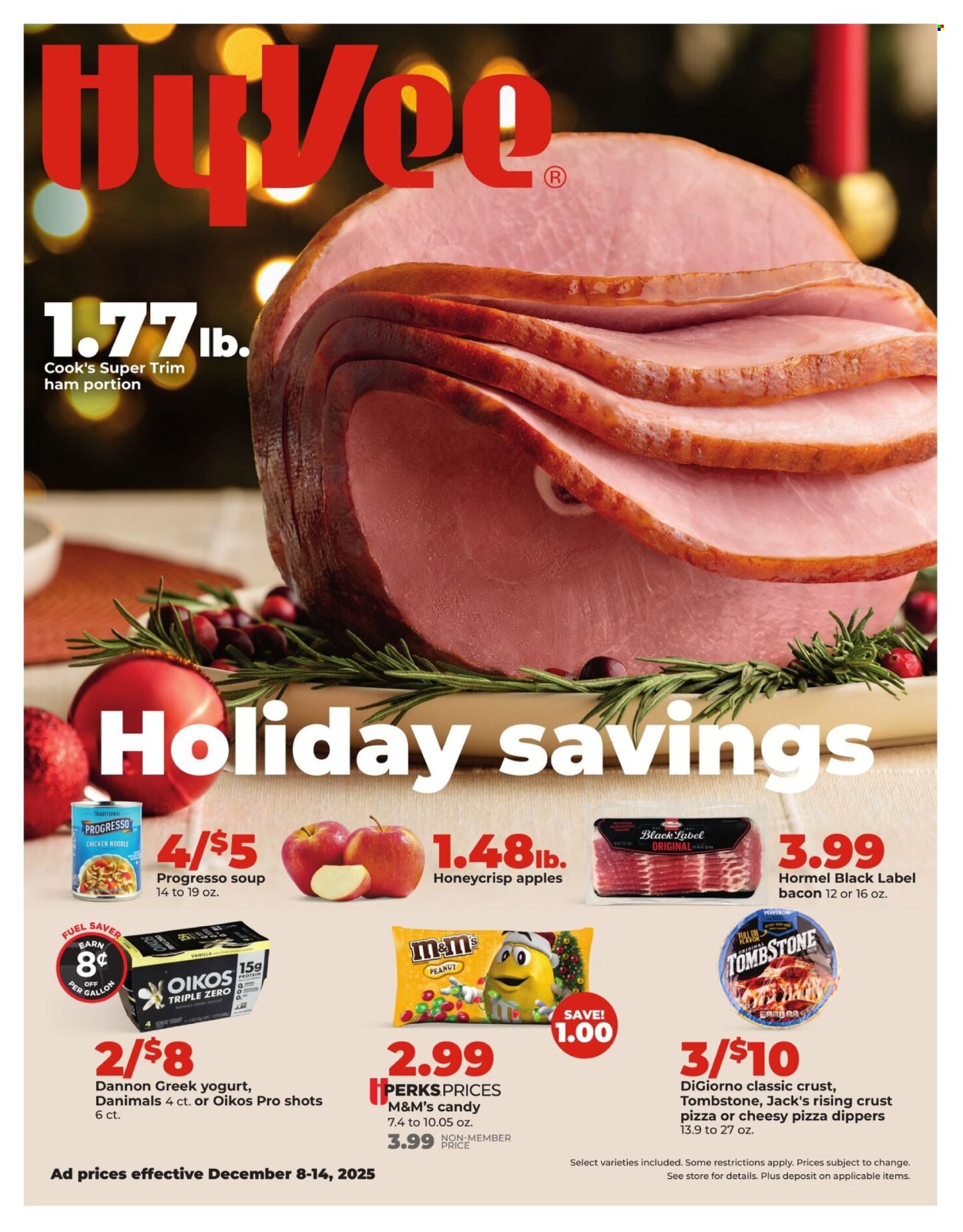 Hy-Vee ad - 12/08/2025 - 12/14/2025. Page 1