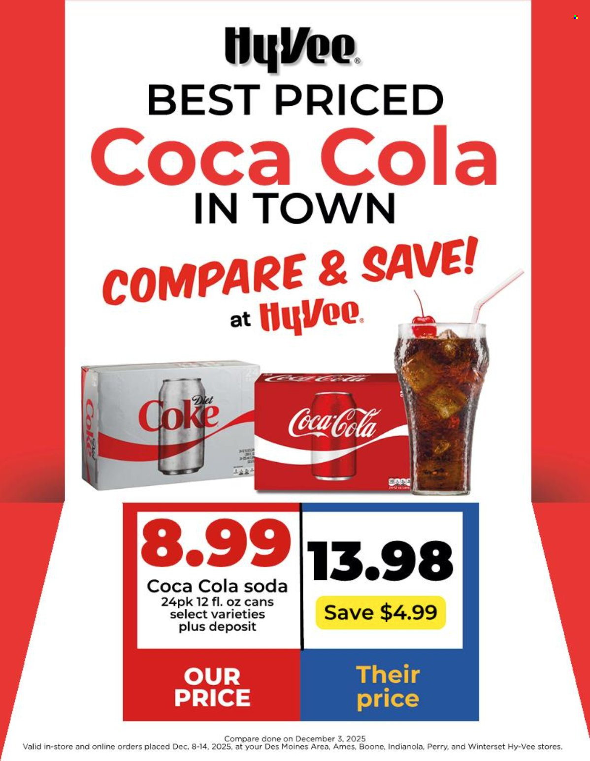 Hy-Vee ad - 12/08/2025 - 12/14/2025. Page 1
