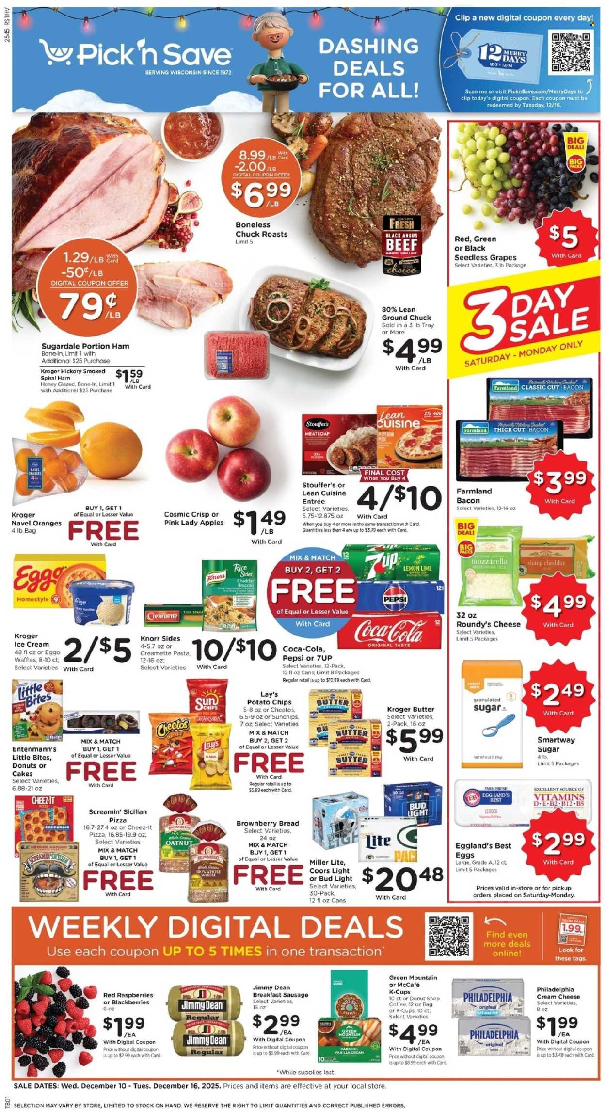 Pick ‘n Save ad - 12/10/2025 - 12/16/2025. Page 1