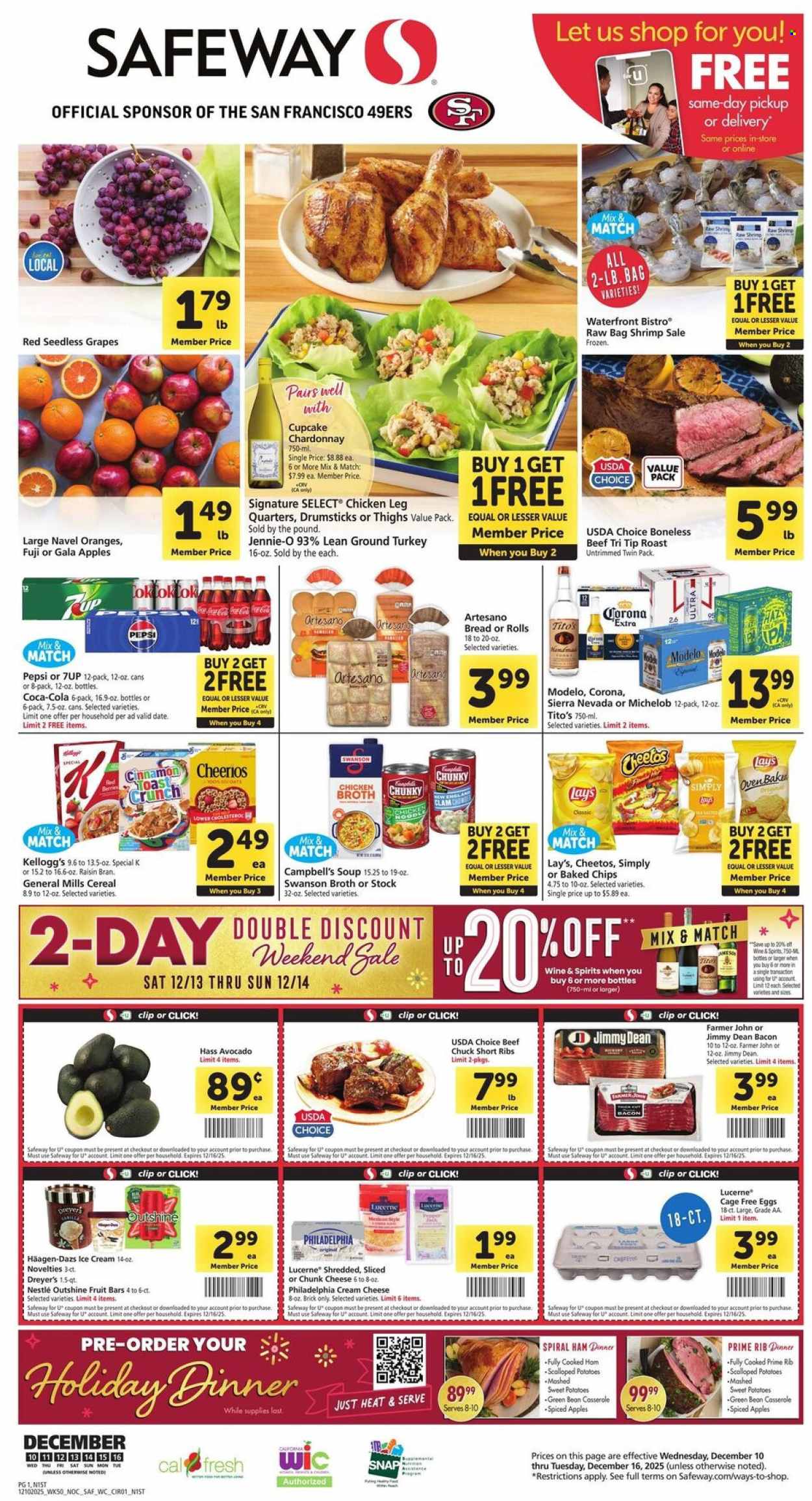 Safeway ad - 12/10/2025 - 12/16/2025. Page 1