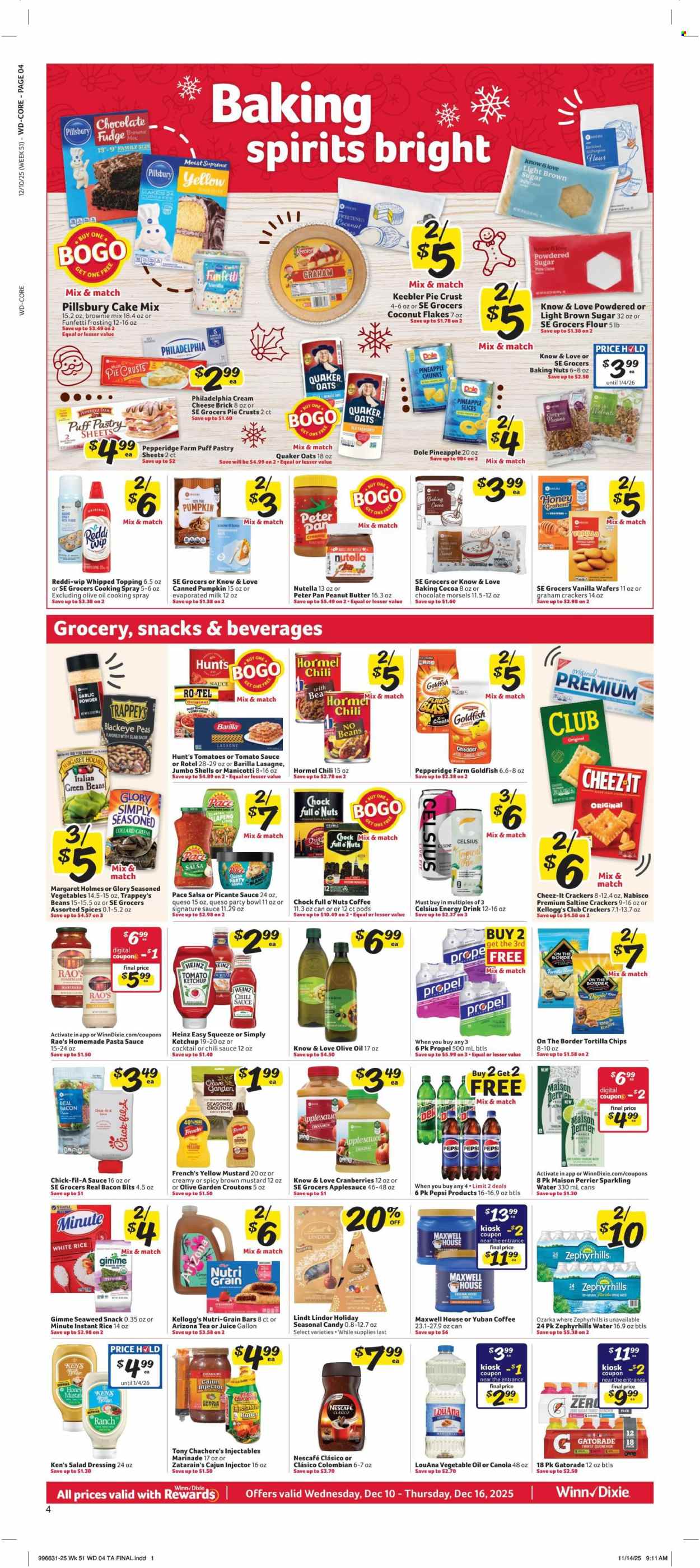 Winn Dixie ad - 12/10/2025 - 12/16/2025. Page 4