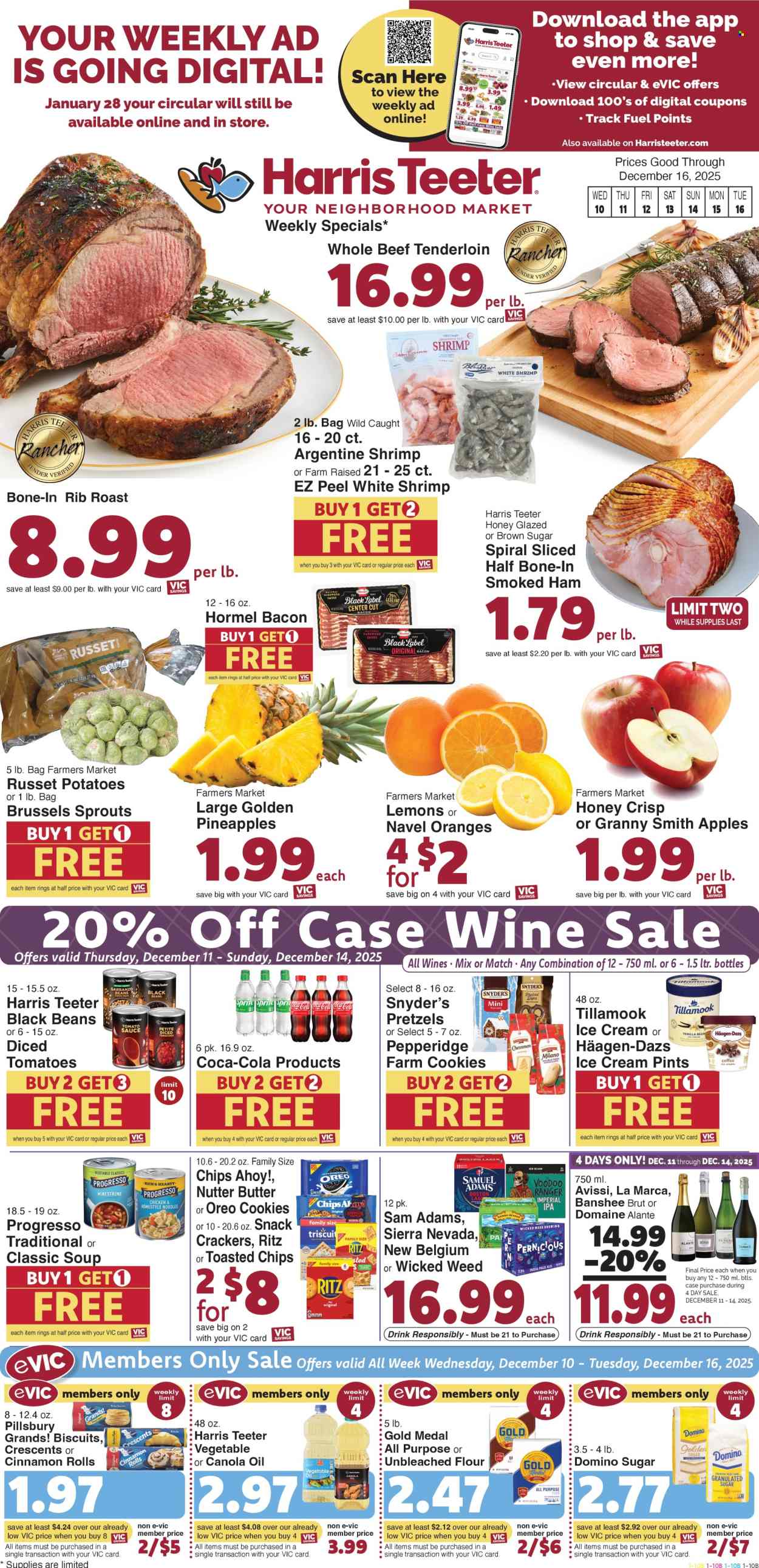 Harris Teeter ad - 12/10/2025 - 12/16/2025. Page 1