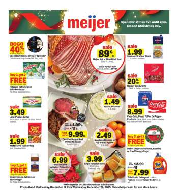 Meijer Flyer - 12/17/2025 - 12/24/2025.