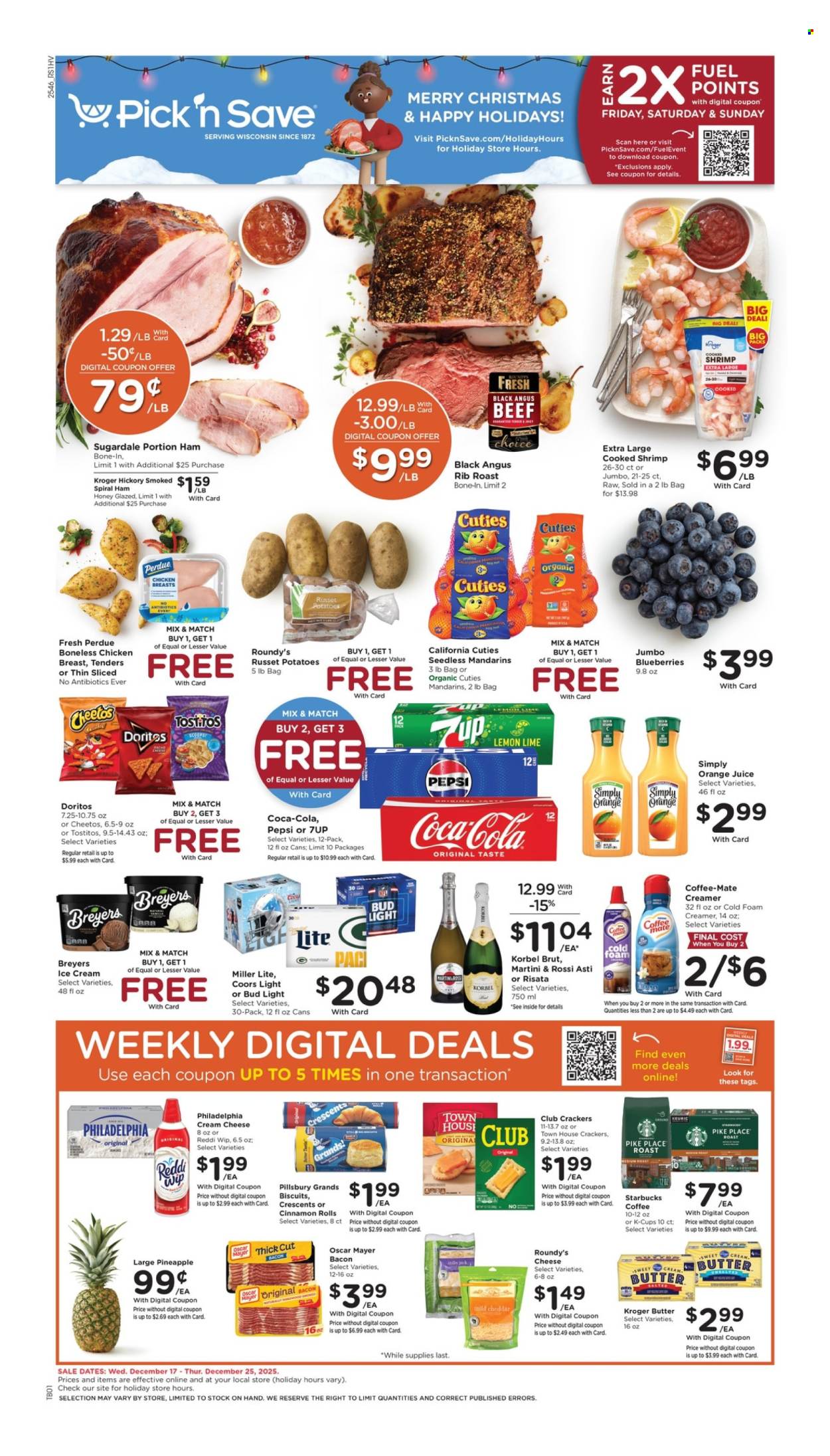 Pick ‘n Save ad - 12/17/2025 - 12/25/2025. Page 1