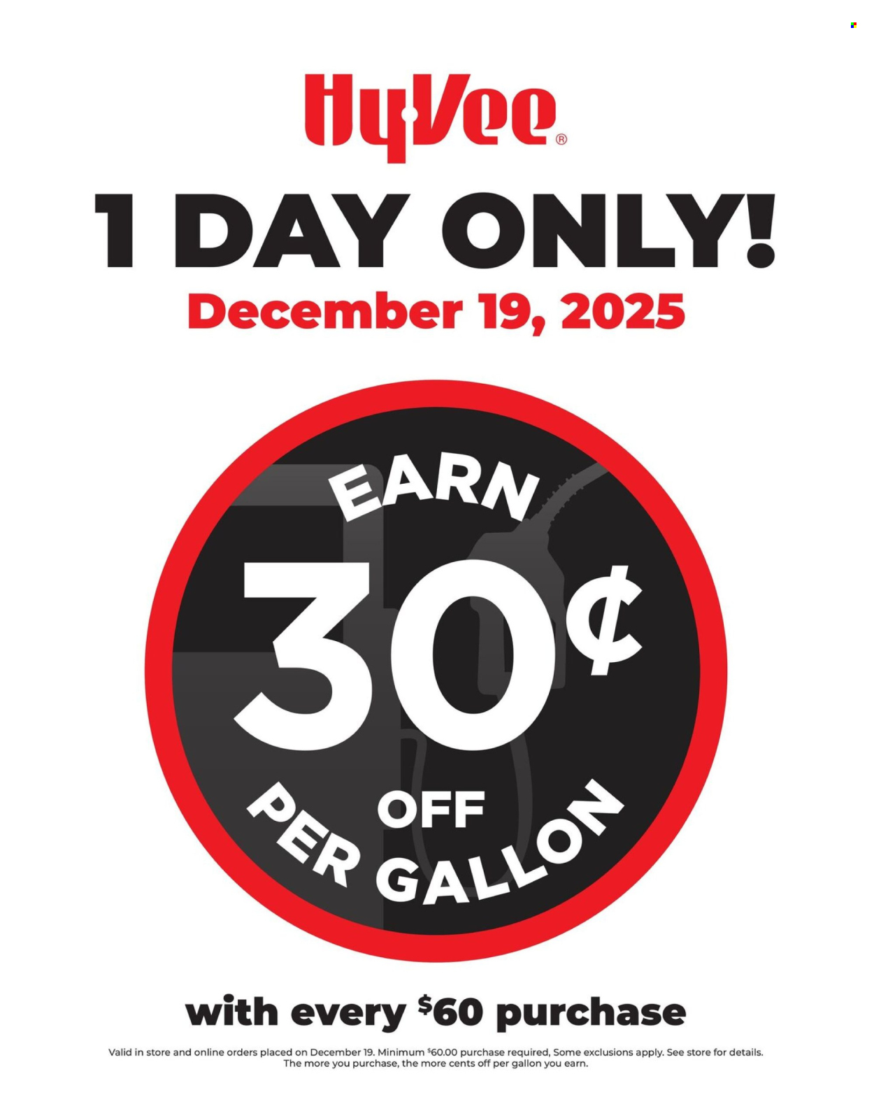 Hy-Vee ad - 12/19/2025 - 12/19/2025. Page 1