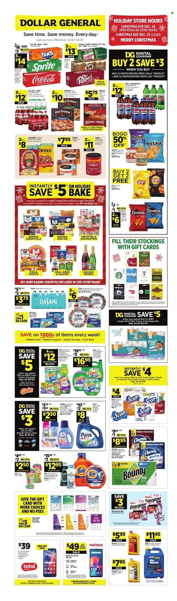 Dollar General ad - 12/21/2025 - 12/27/2025. Page 1