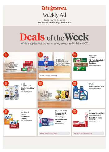 Walgreens Flyer - 12/28/2025 - 01/03/2026.