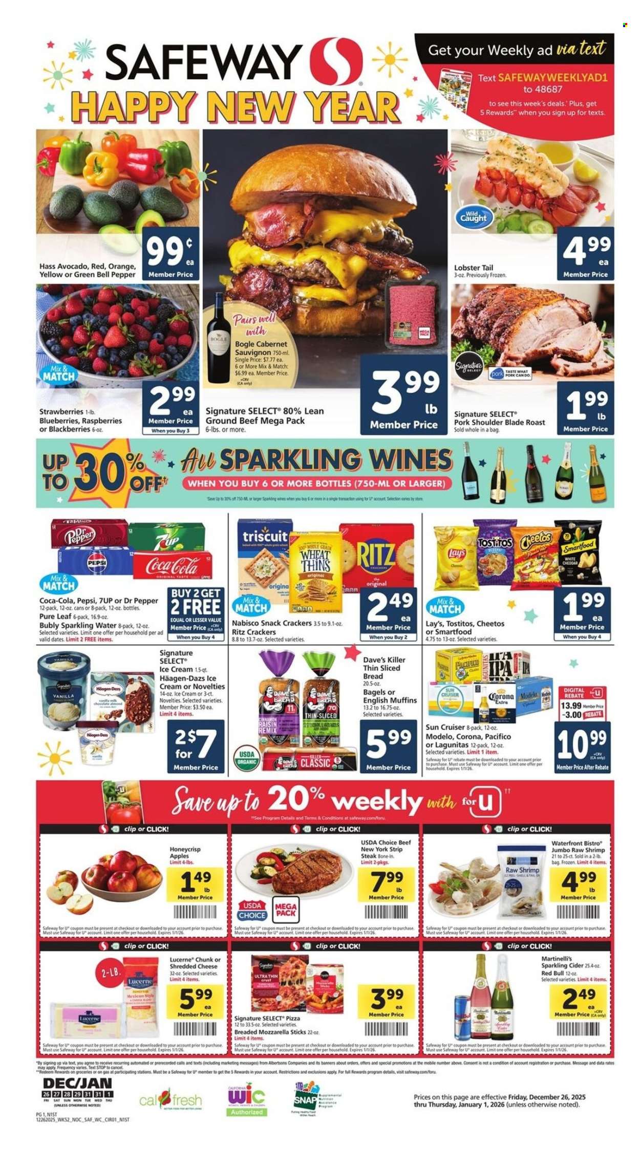 Safeway ad - 12/26/2025 - 01/01/2026. Page 1