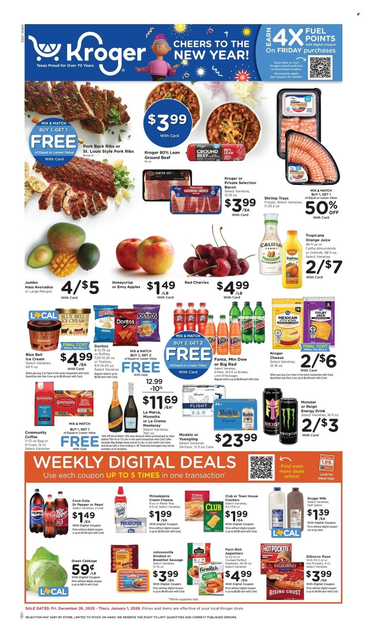 Kroger ad - 12/26/2025 - 01/01/2026. Page 1