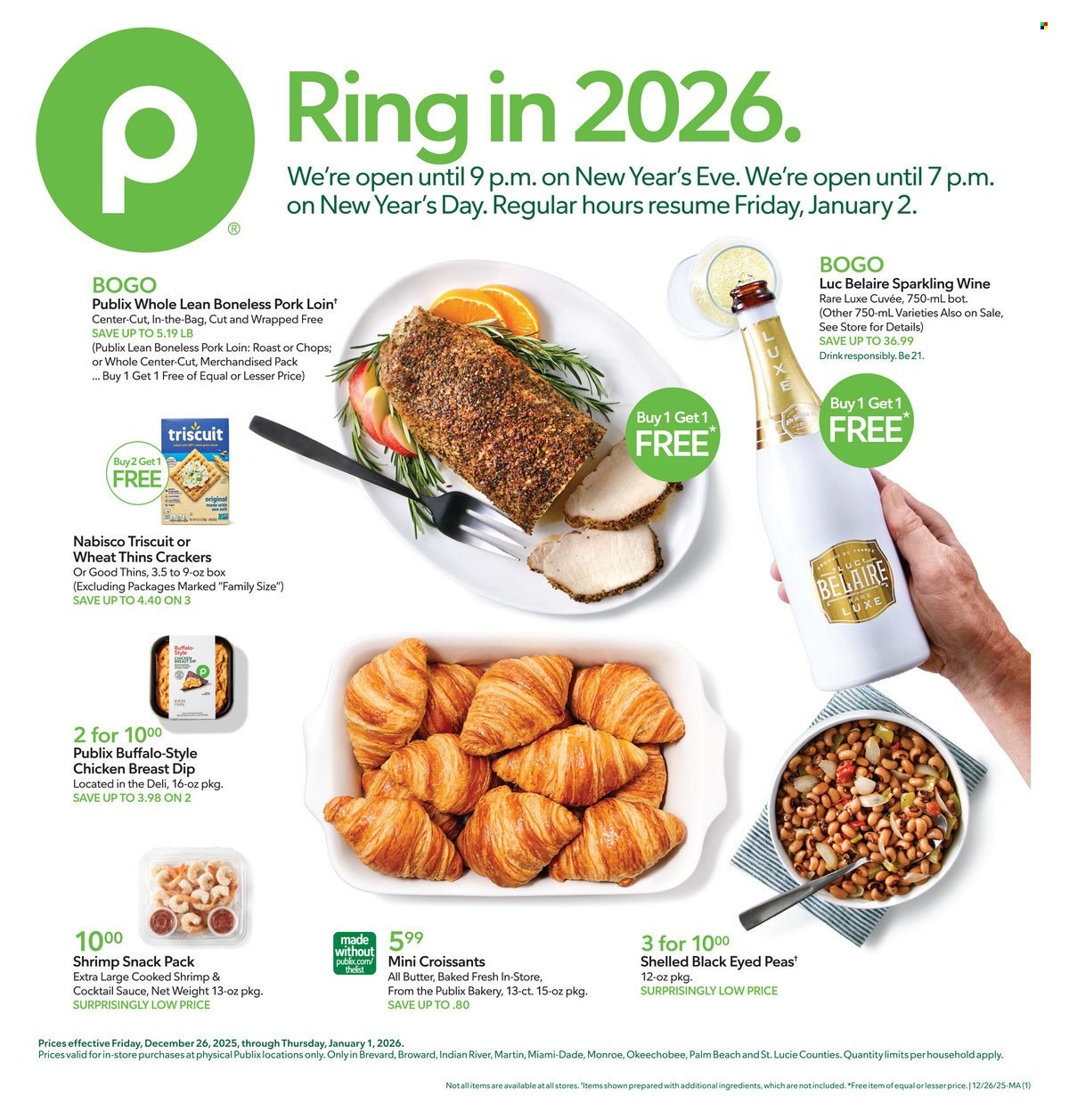 Publix ad - 12/26/2025 - 01/01/2026. Page 1