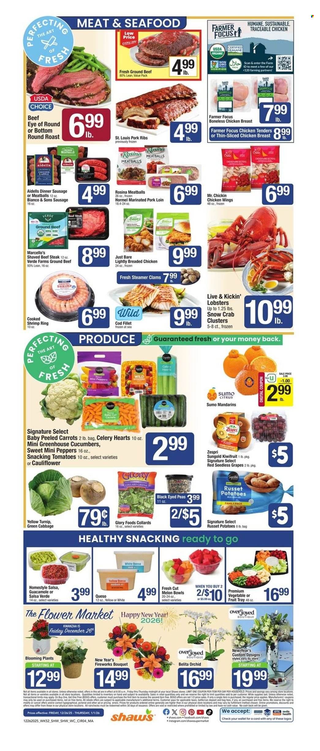 Shaw’s ad - 12/26/2025 - 01/01/2026. Page 4