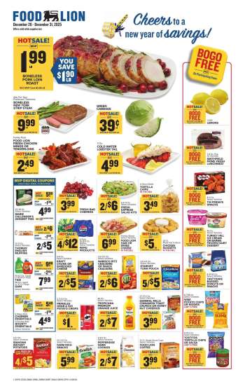 Food Lion Flyer - 12/26/2025 - 12/31/2025.