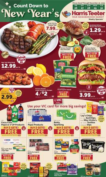 Harris Teeter Flyer - 12/26/2025 - 12/30/2025.