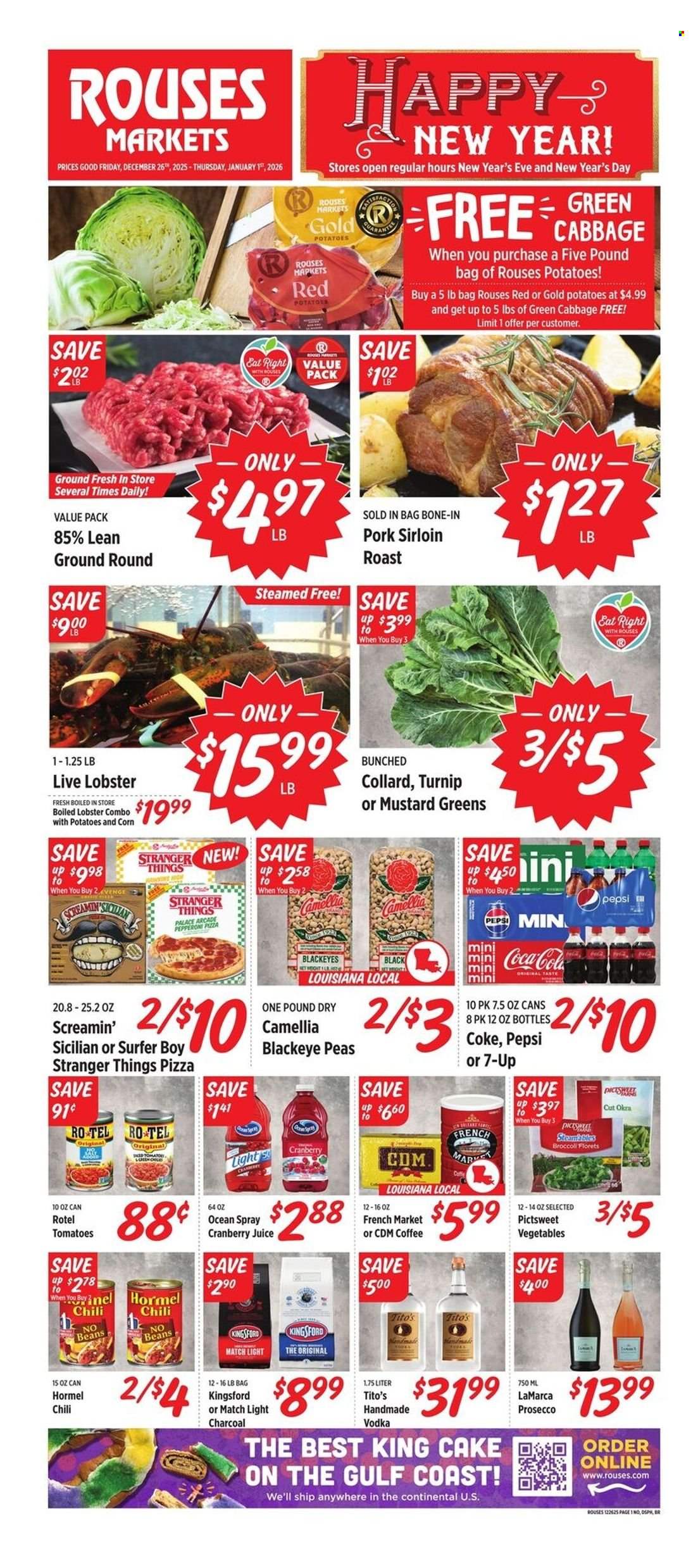 Rouses Markets ad - 12/26/2025 - 01/01/2026. Page 1