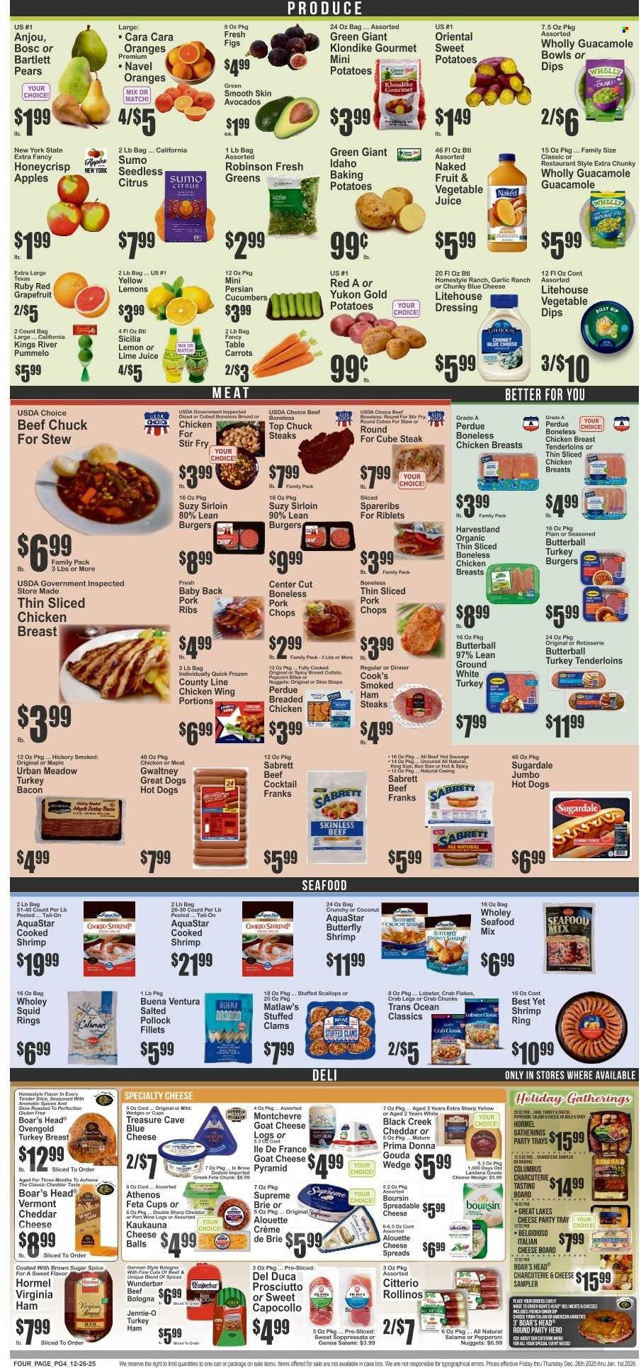 Key Food ad - 12/26/2025 - 12/26/2025. Page 4