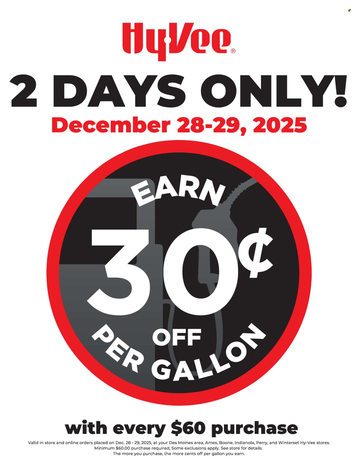 Hy-Vee ad - 12/28/2025 - 12/29/2025. Page 1