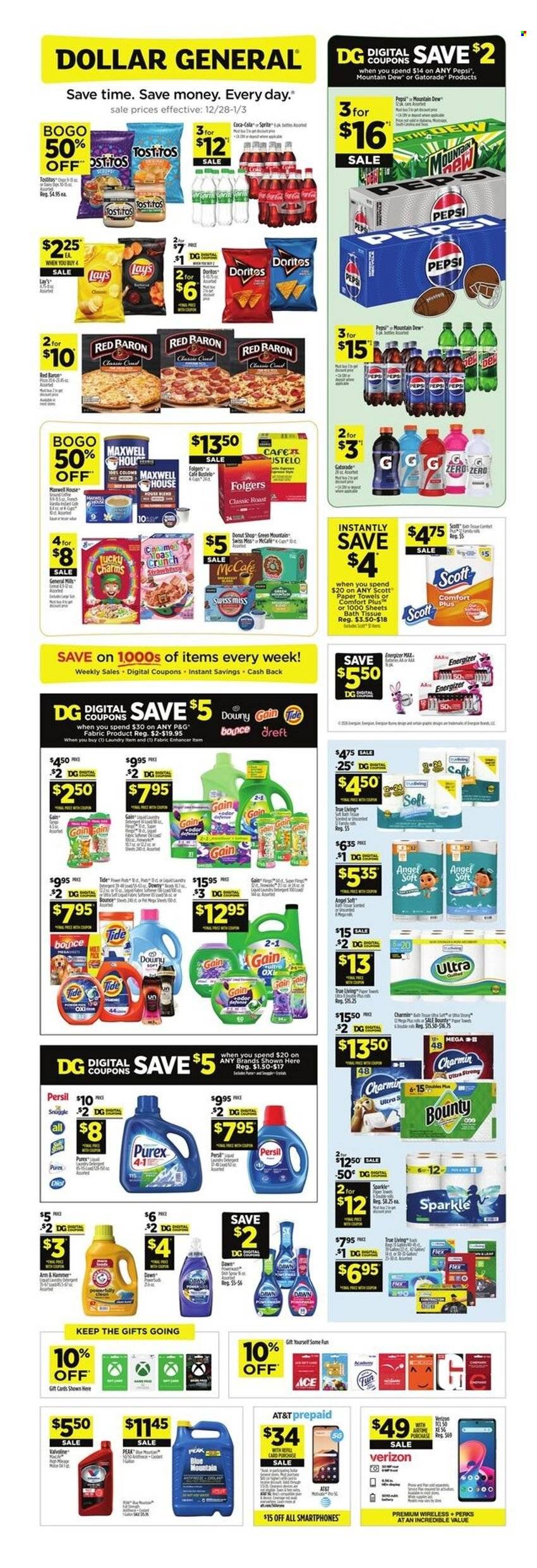 Dollar General ad - 12/28/2025 - 01/03/2026. Page 1