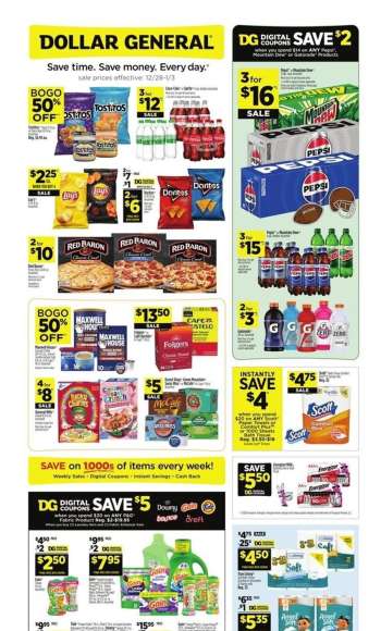 Dollar General Flyer - 12/28/2025 - 01/03/2026.