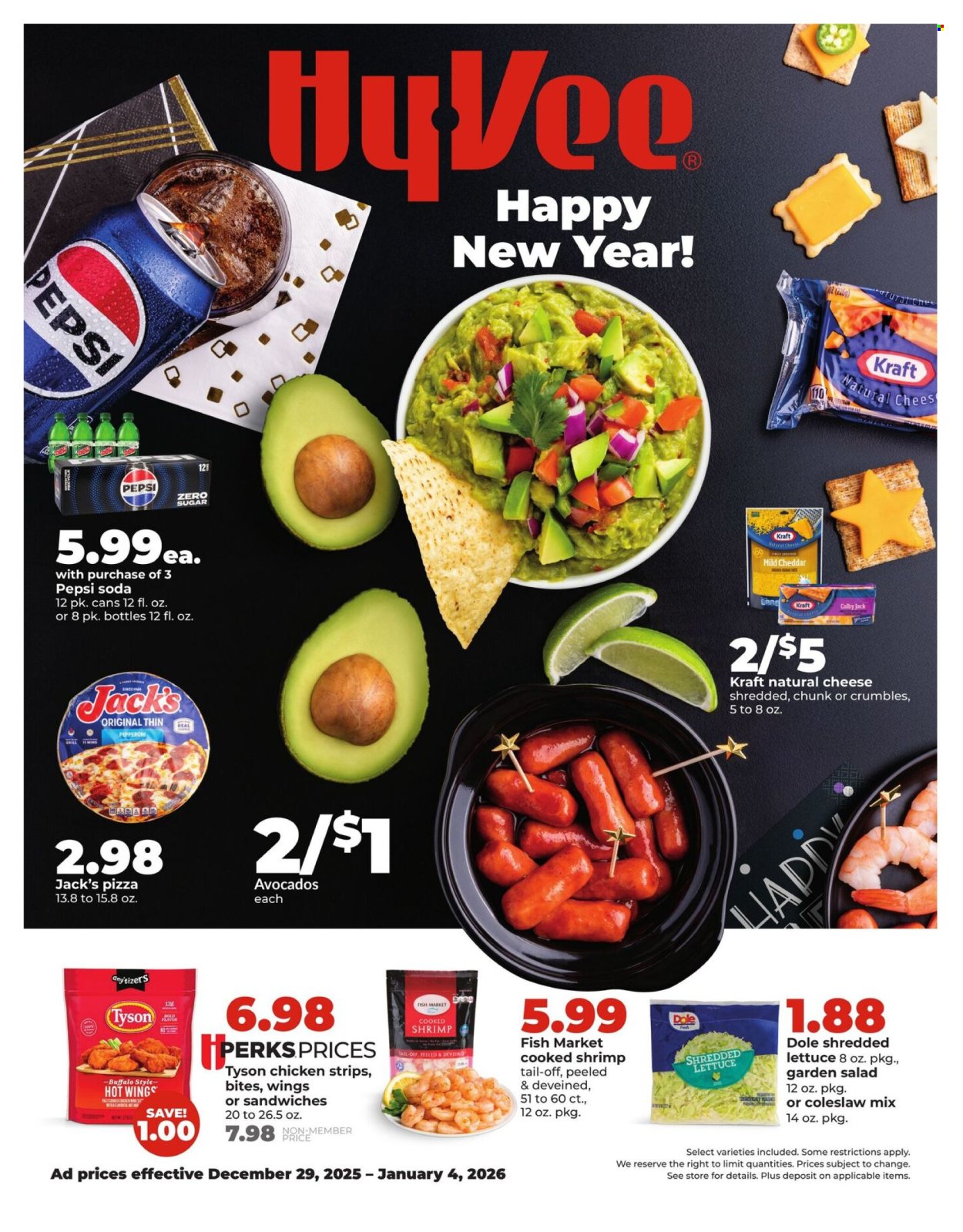 Hy-Vee ad - 12/29/2025 - 01/04/2026. Page 1