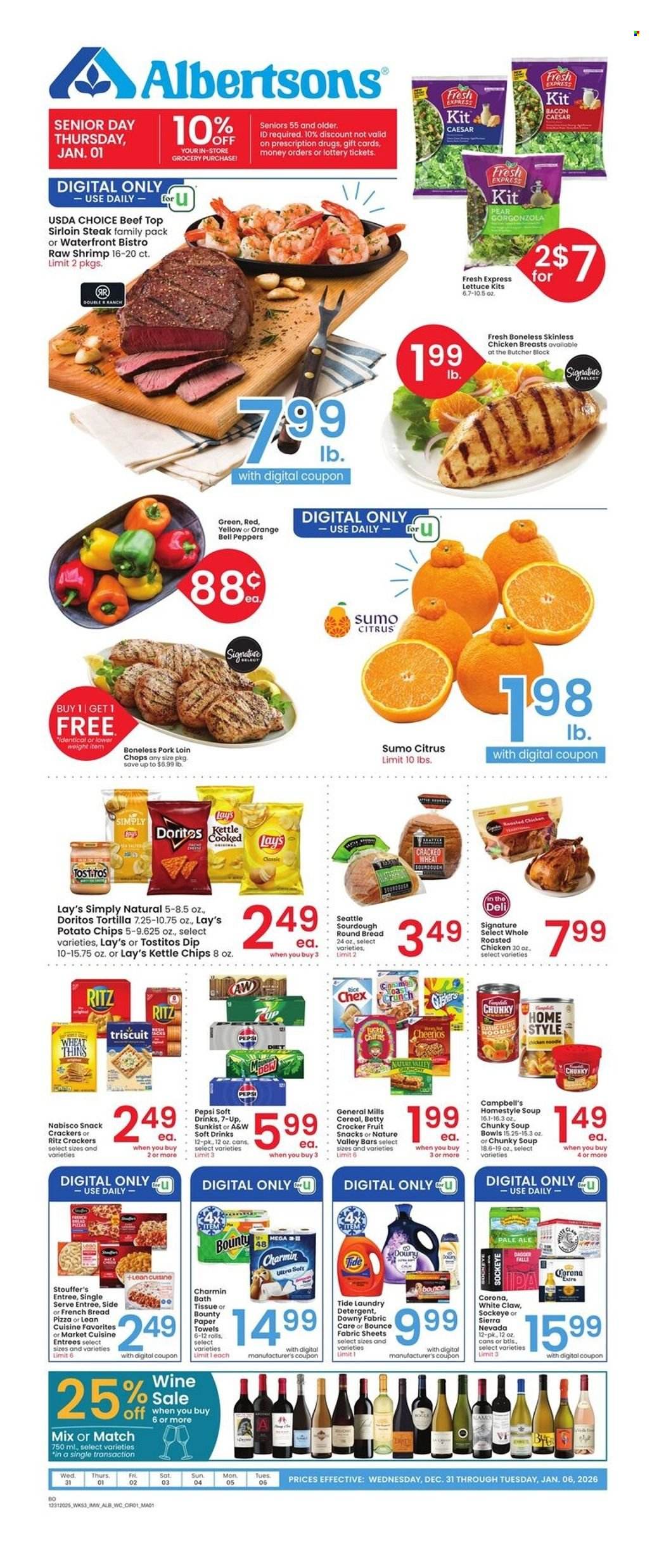 Albertsons ad - 12/31/2025 - 01/06/2026. Page 1
