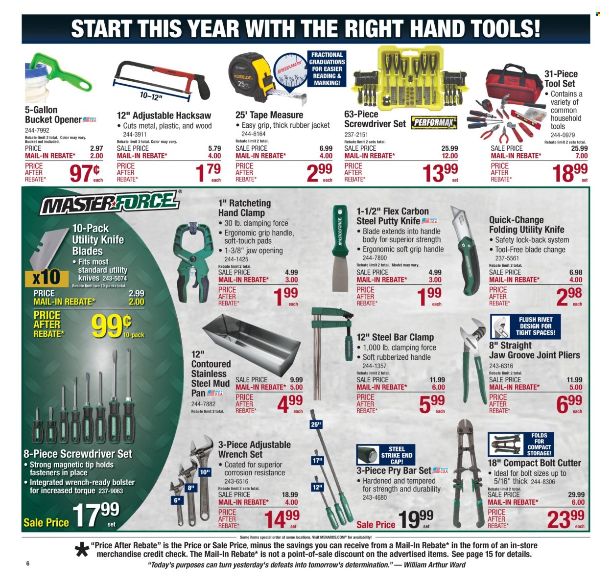 Menards ad - 01/01/2026 - 01/10/2026. Page 8