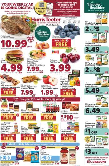 Harris Teeter Flyer - 12/31/2025 - 01/06/2026.